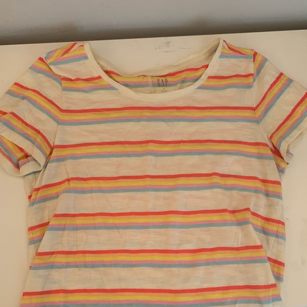 Neon striped t-shirt